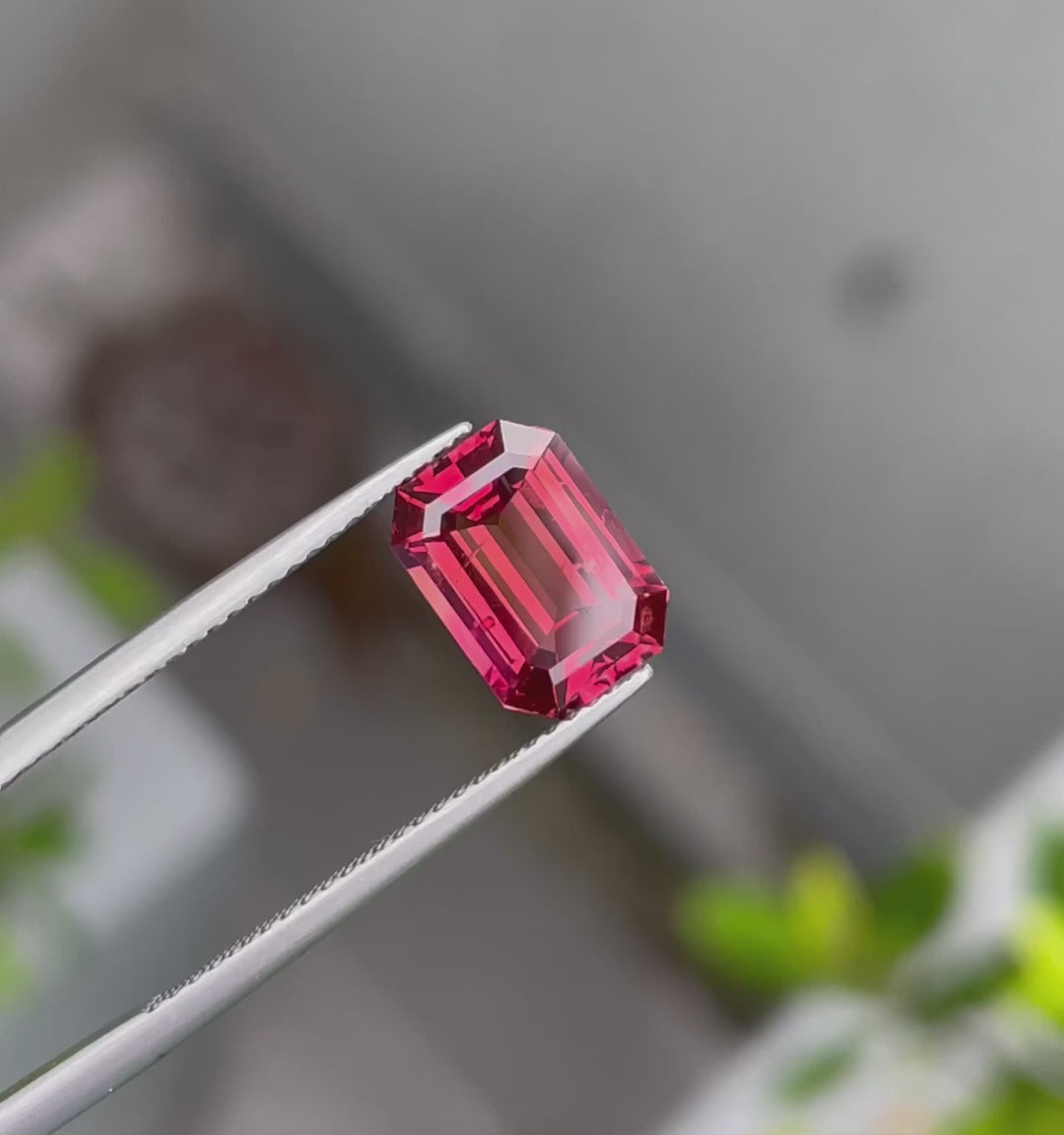 Orange Red Natural Spinel From Burma