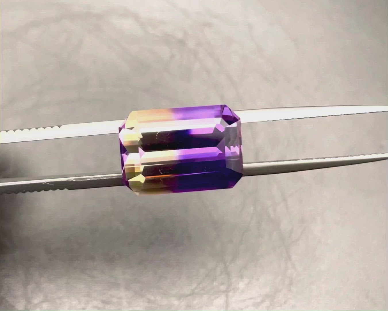 Intense Color Ametrine Gemstone from Bolivia