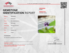 Spectacular Purple Natural Spinel Gemstone