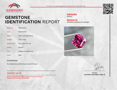 Hot Pink Rhodolite Garnet Gemstone