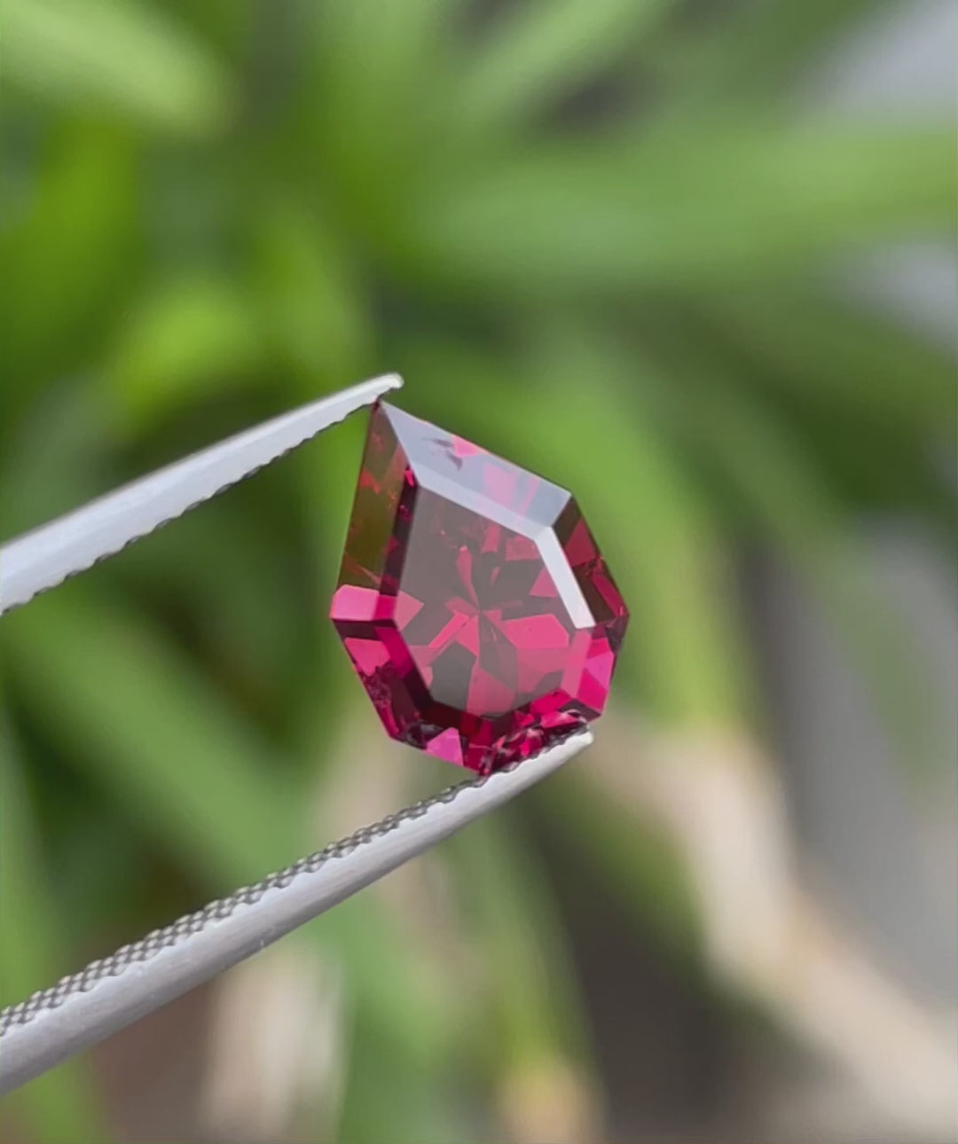Gorgeous Deep Red Malawi Garnet Stone