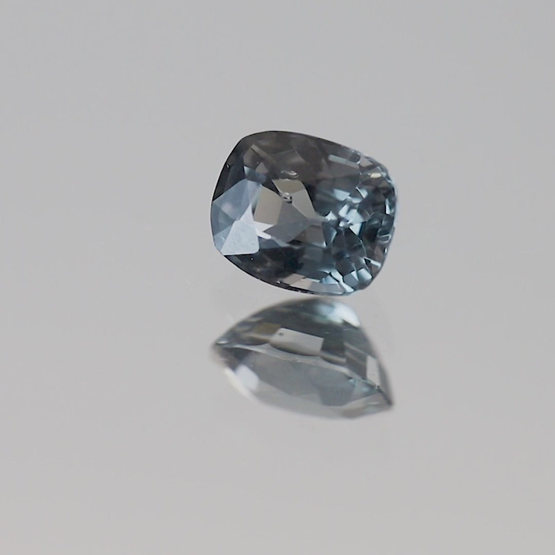 Silver Gray Natural Spinel Gemstone
