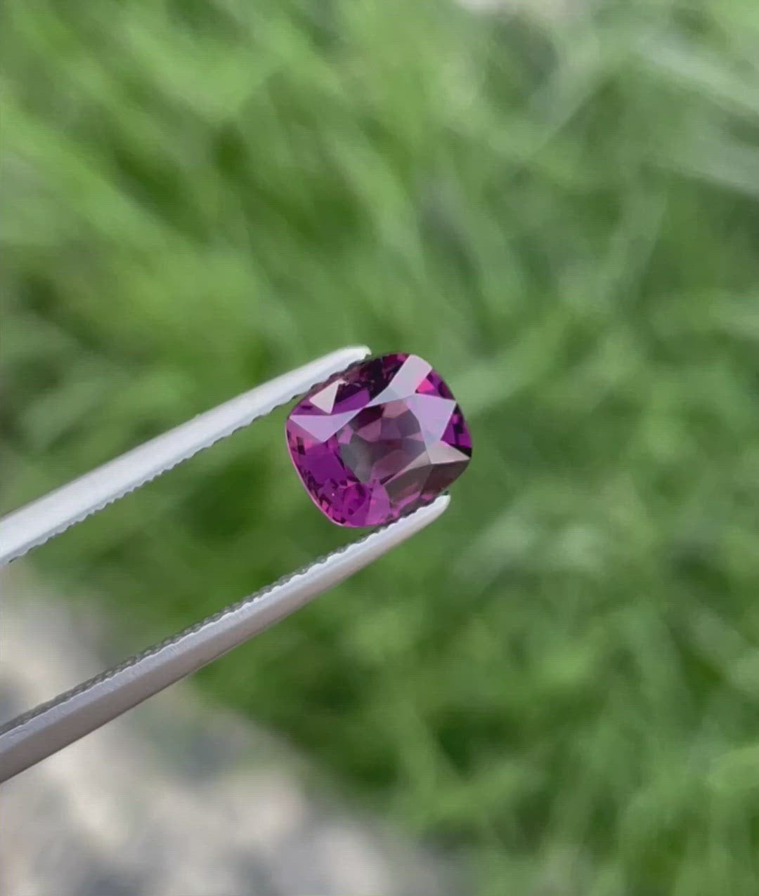 Pinkish Purple Spinel Gemstone