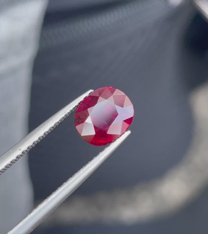 Majestic Natural Pigeon Blood Ruby Gem