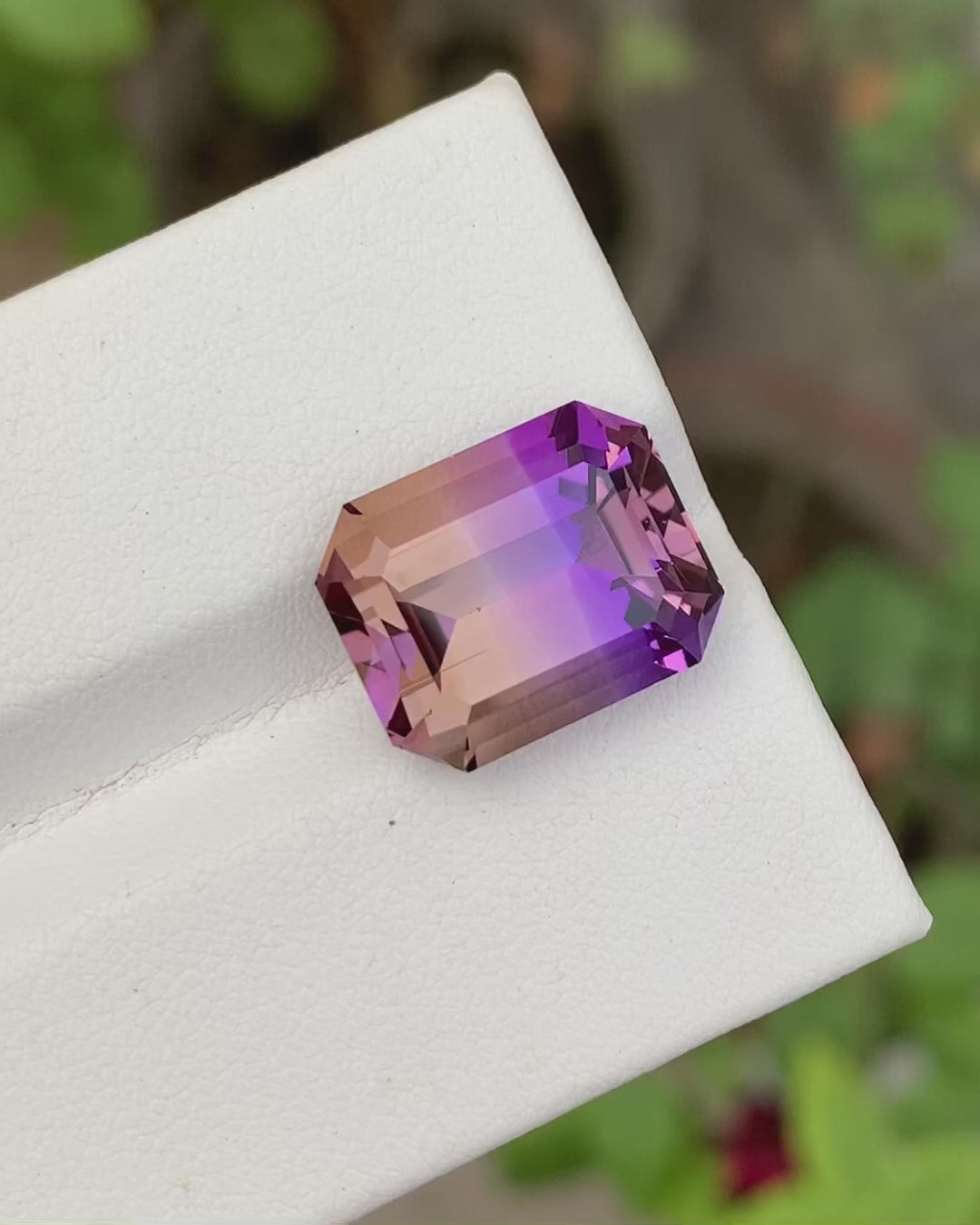 Fabulous Ametrine Cut Gemstone