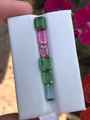 7.45 ct Mix color Cut Tourmaline lot for sale