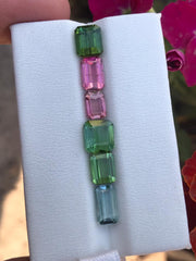 7.45 ct Mix color Cut Tourmaline lot for sale