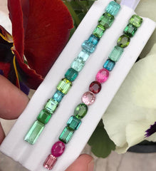 multi color natural tourmaline - gandhara gems