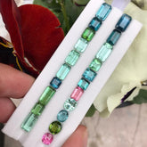 31.65 Carats Natural Mix Colors Faceted Loose Small Sizes Tourmaline Lot