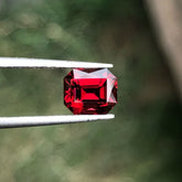 precision cut rhodolite garnet