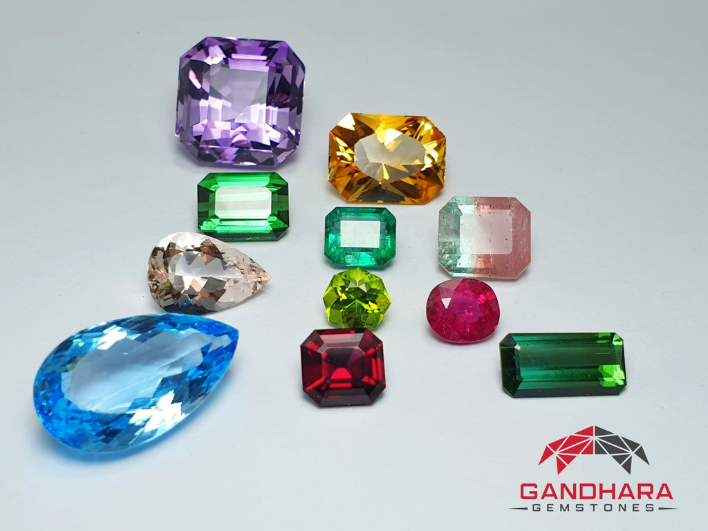 Collection of loose gemstones, Life is Beautiful: London