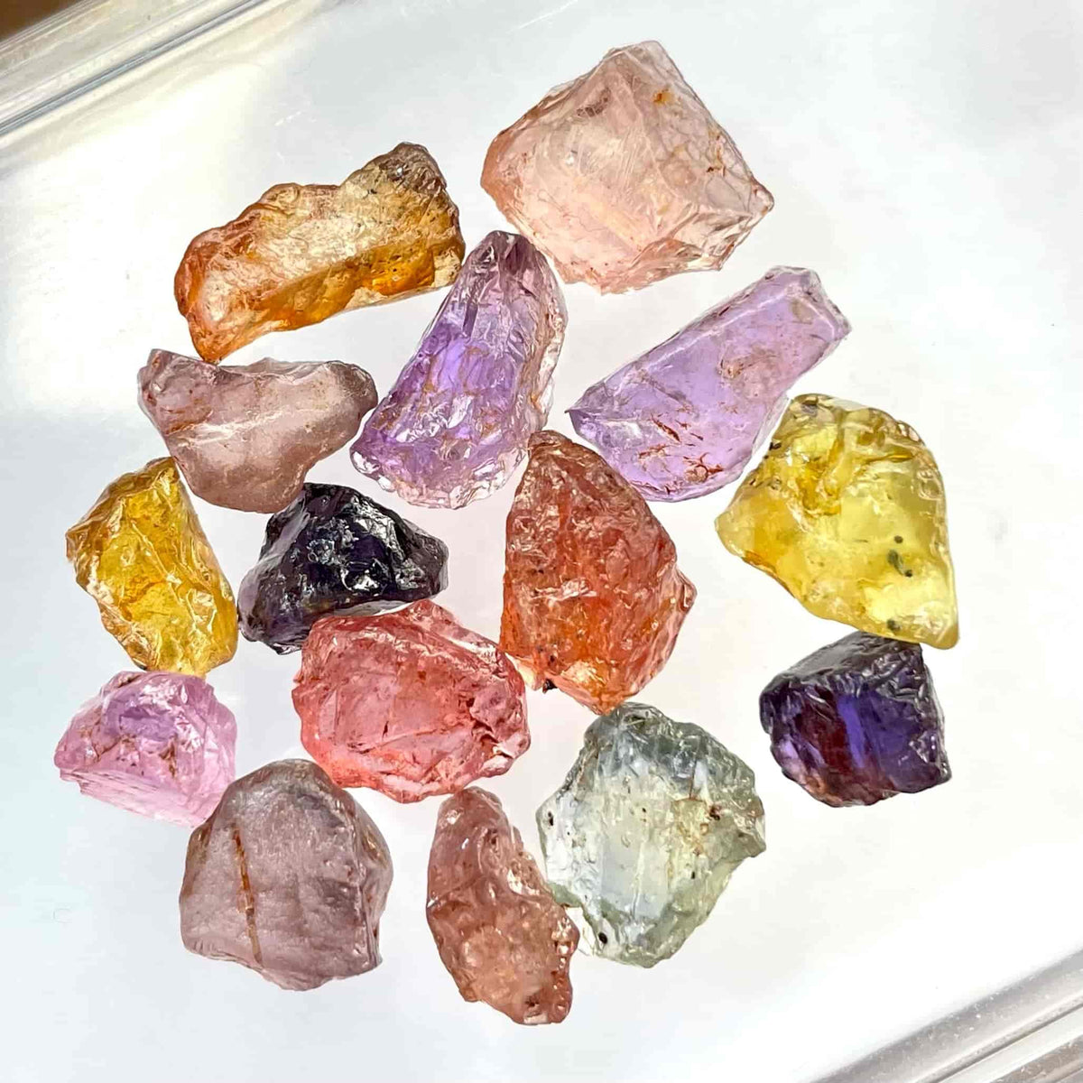 Mix Color Sapphire Facet Rough Parcel