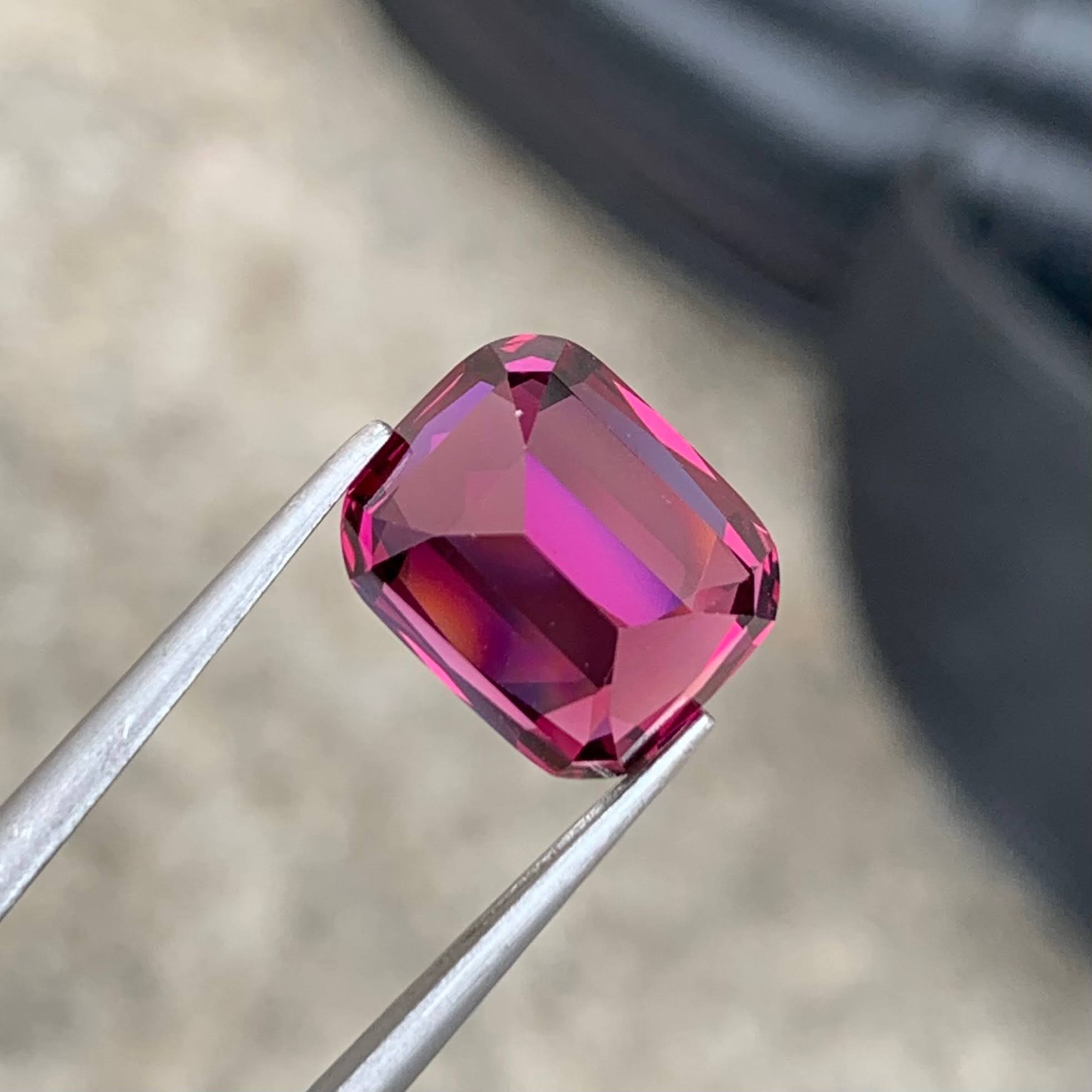 6.18Ct Bright Rose Pink Garnet