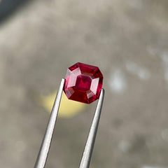 2.07 Carats Soft Red Garnet Stone