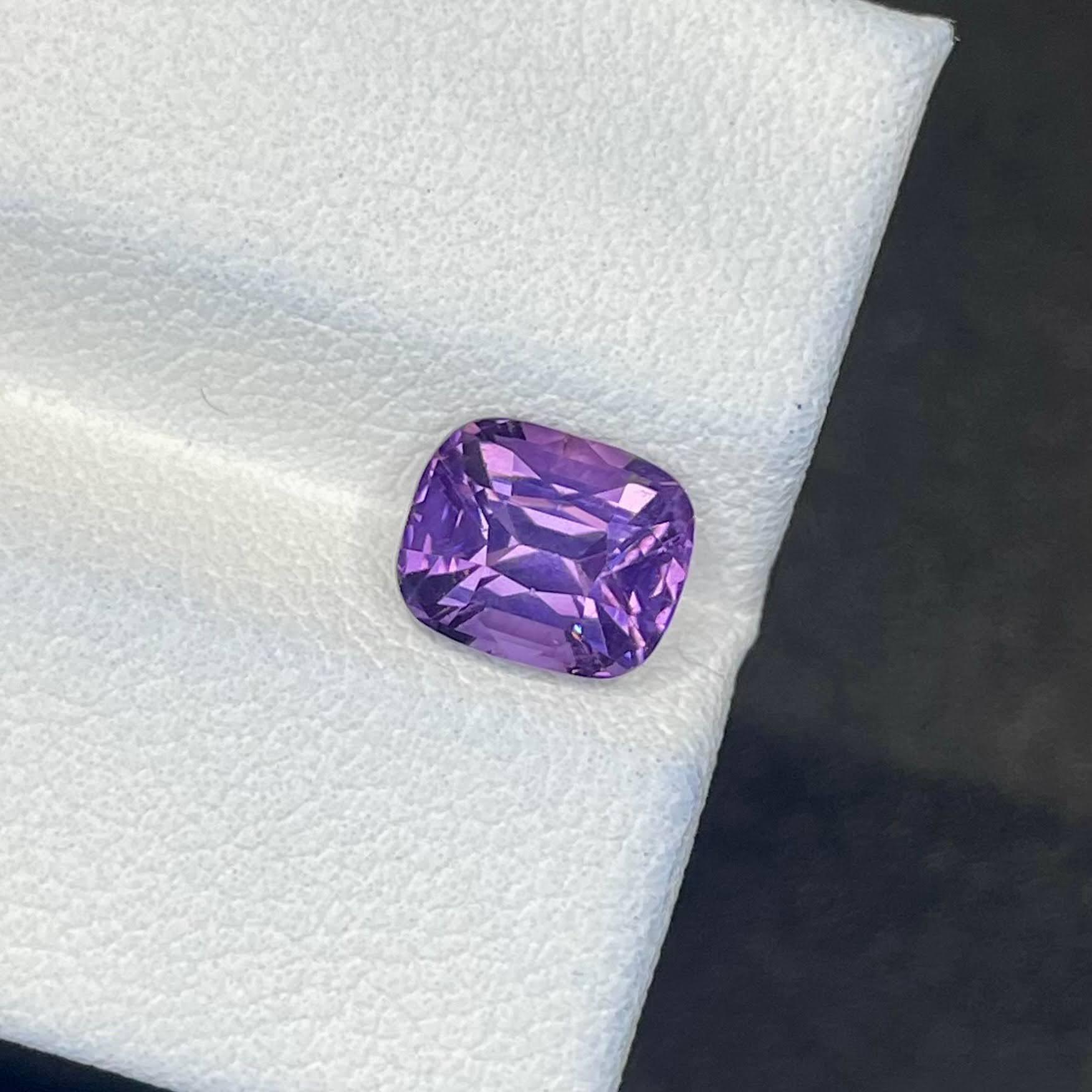 1.84 Carats Certified Purple Spinel