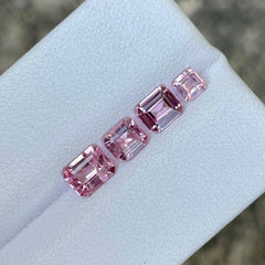 1.95 carats 4 Piece Pink Spinel Lot