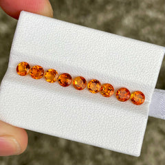 2.36 Carats Citrine Lot Round Cut