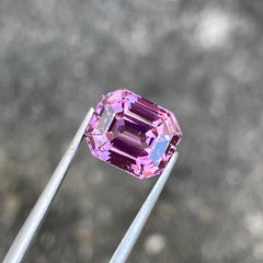 5.46 Carat Pink Spinel Gem Emerald Cut