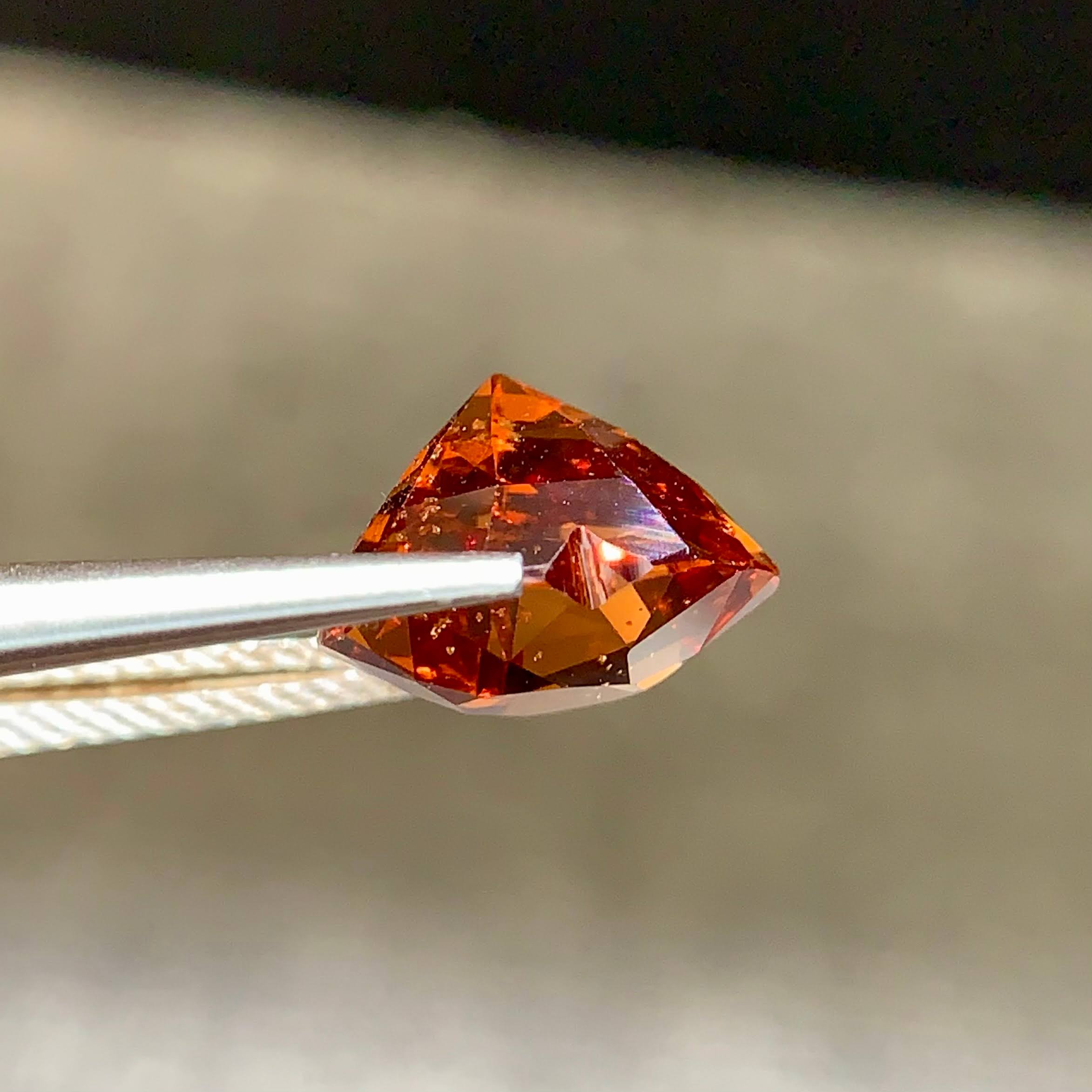 7.33Ct Heart Spessartite Garnet Loose Gem