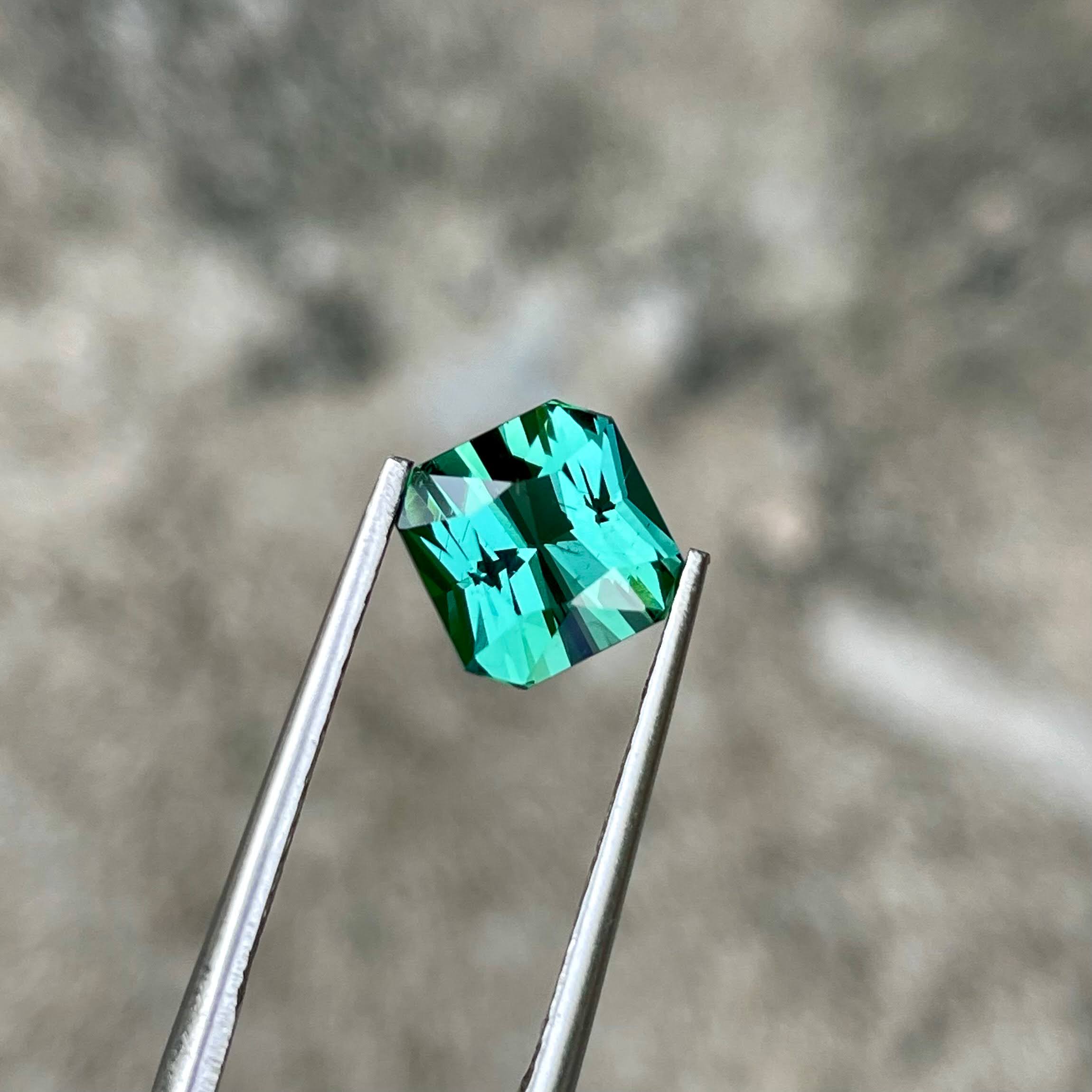 2.70 Carats Greenish Blue Tourmaline