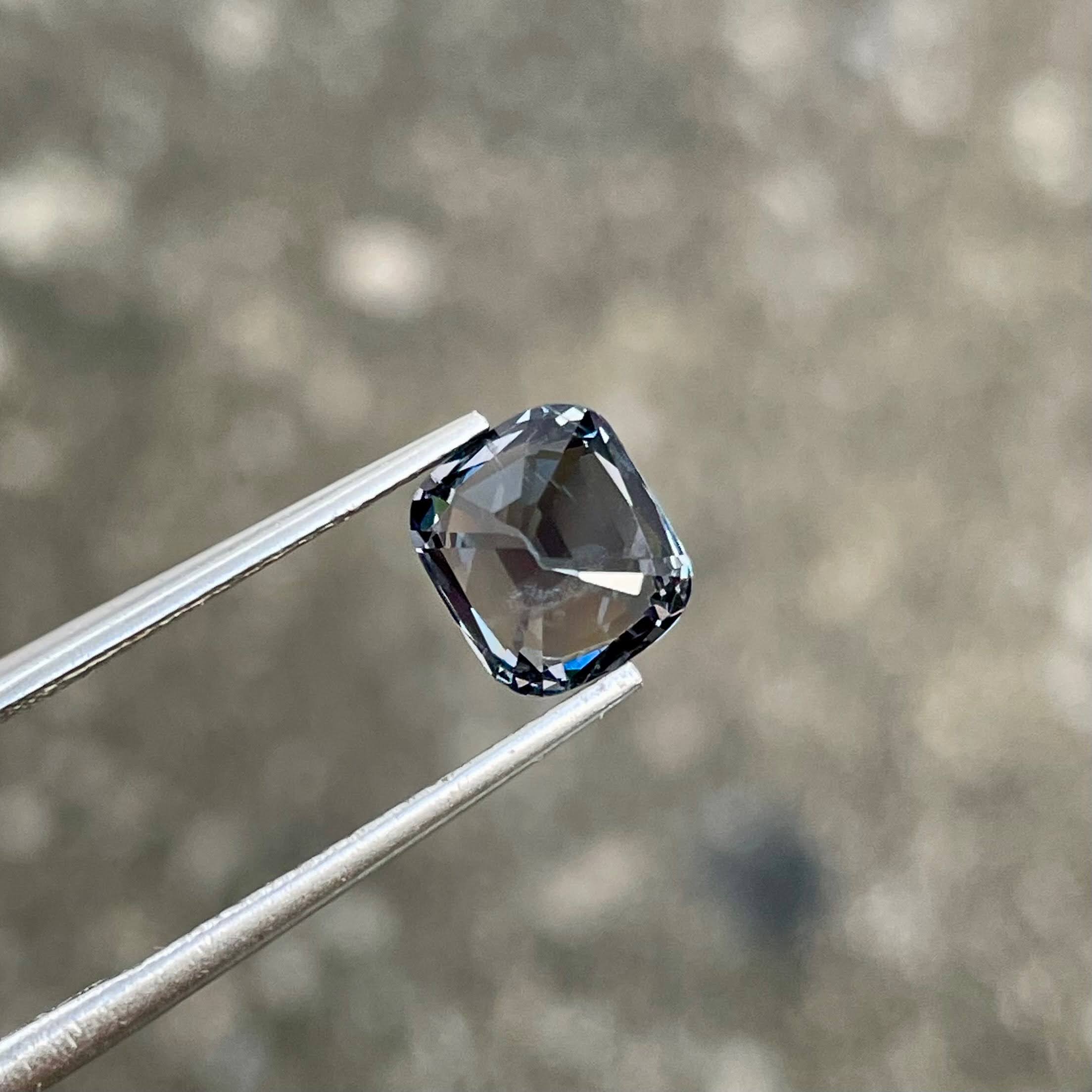 2.24 Carats Gray Burmese Spinel Stone