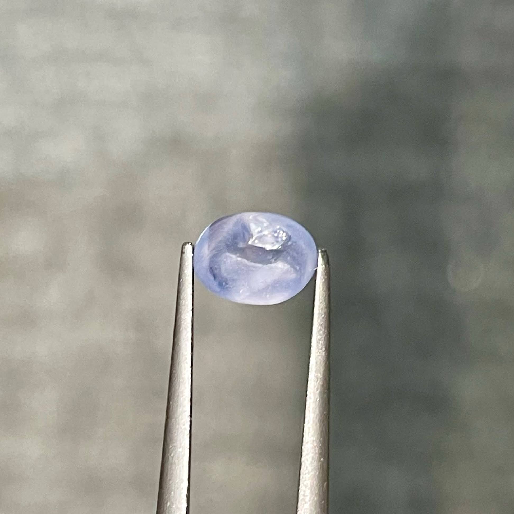 1.63 Carats Star Sapphire Oval Cut Gem