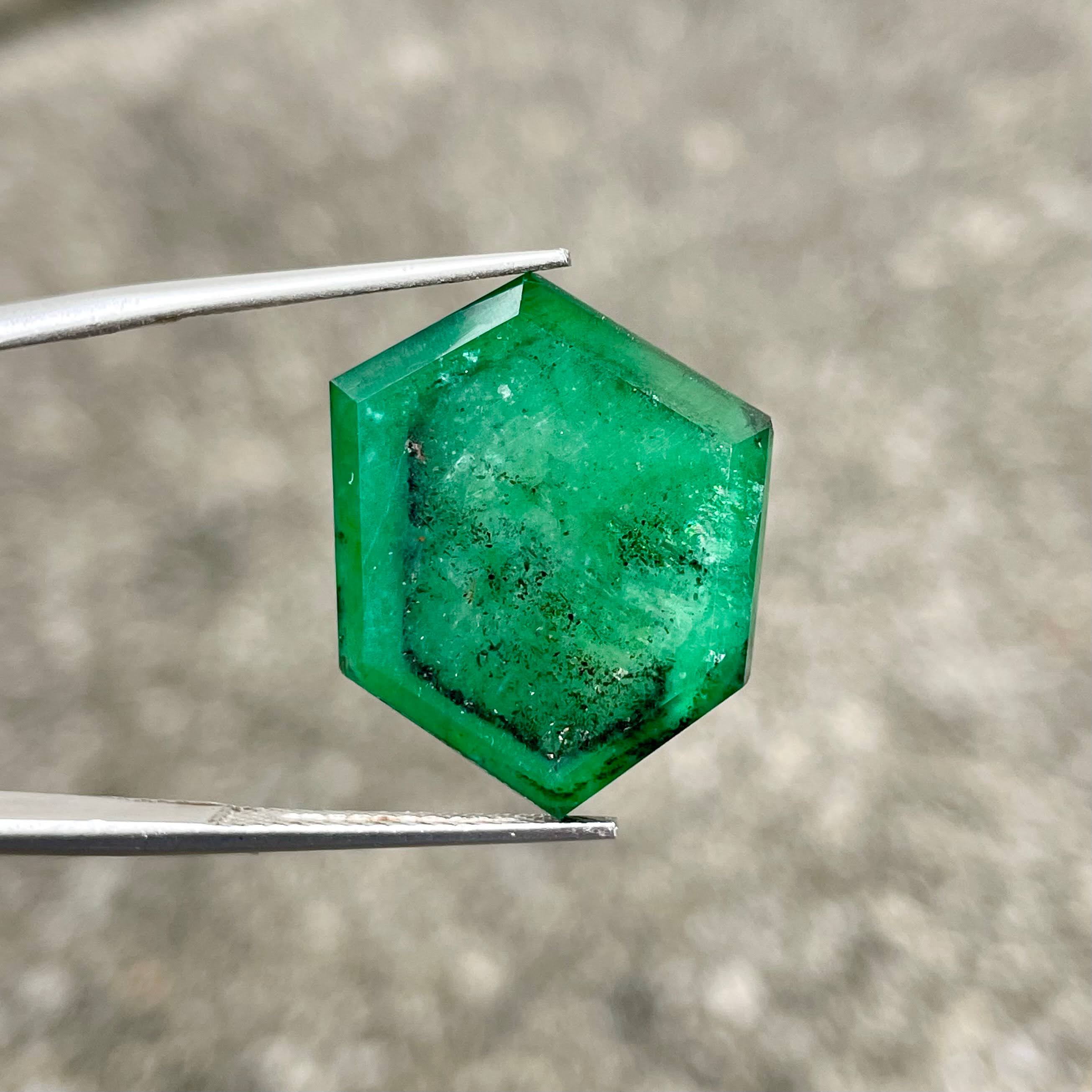 29.9 Carats Swat Emerald Sliced Pair