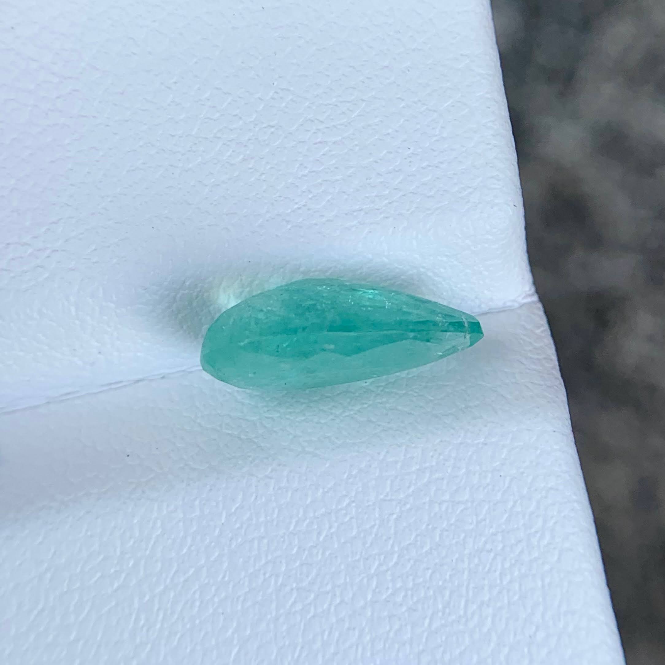 2.97 Ct ICA Certified Paraiba Tourmaline Pear 