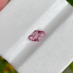 0.92 Carats Pink Spinel Stone Hexagon Cut