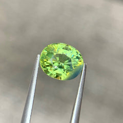 1.82Ct Teal Sapphire Oval Cut