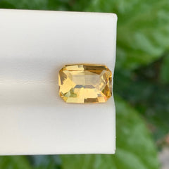 3.00 carats Orange Citrine Radiant Cut