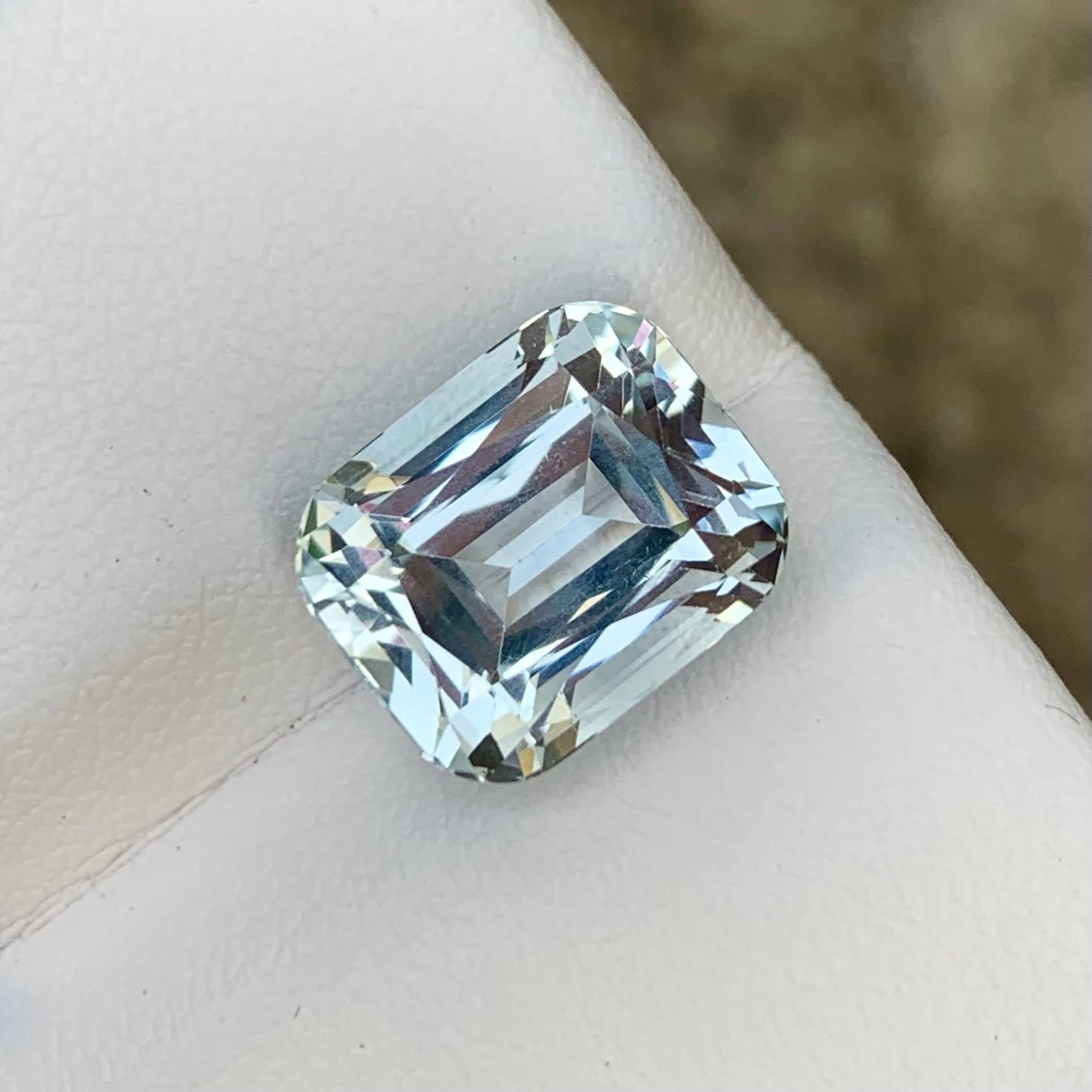 6.12ct Lustrous Aquamarine Cushion Cut