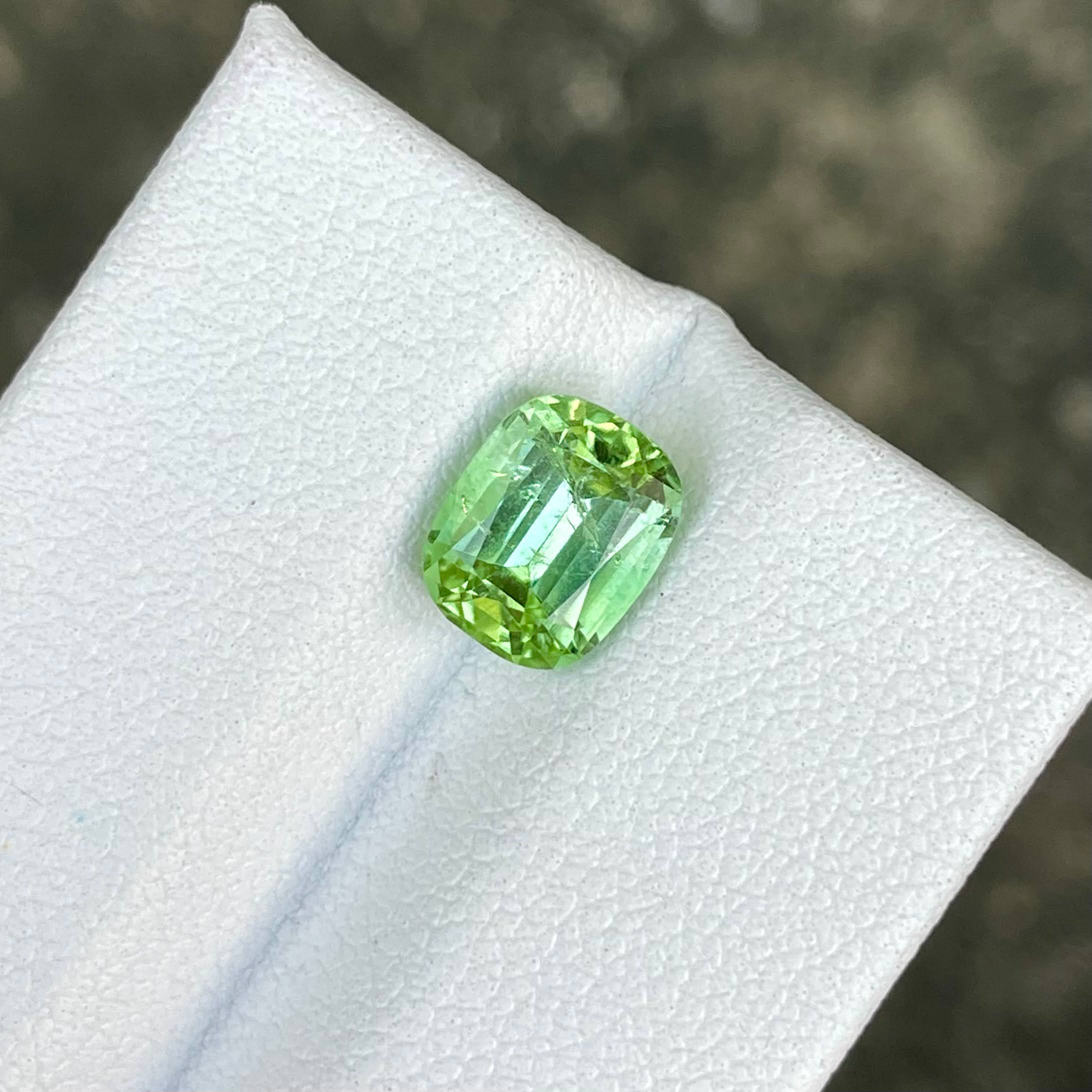 1.97 Carat Mint Green Tourmaline Stone