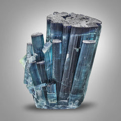 Gorgeous Indicolite Blue Color Tourmaline Cluster from Darrah I Pech, Kunnar, Afghanistan