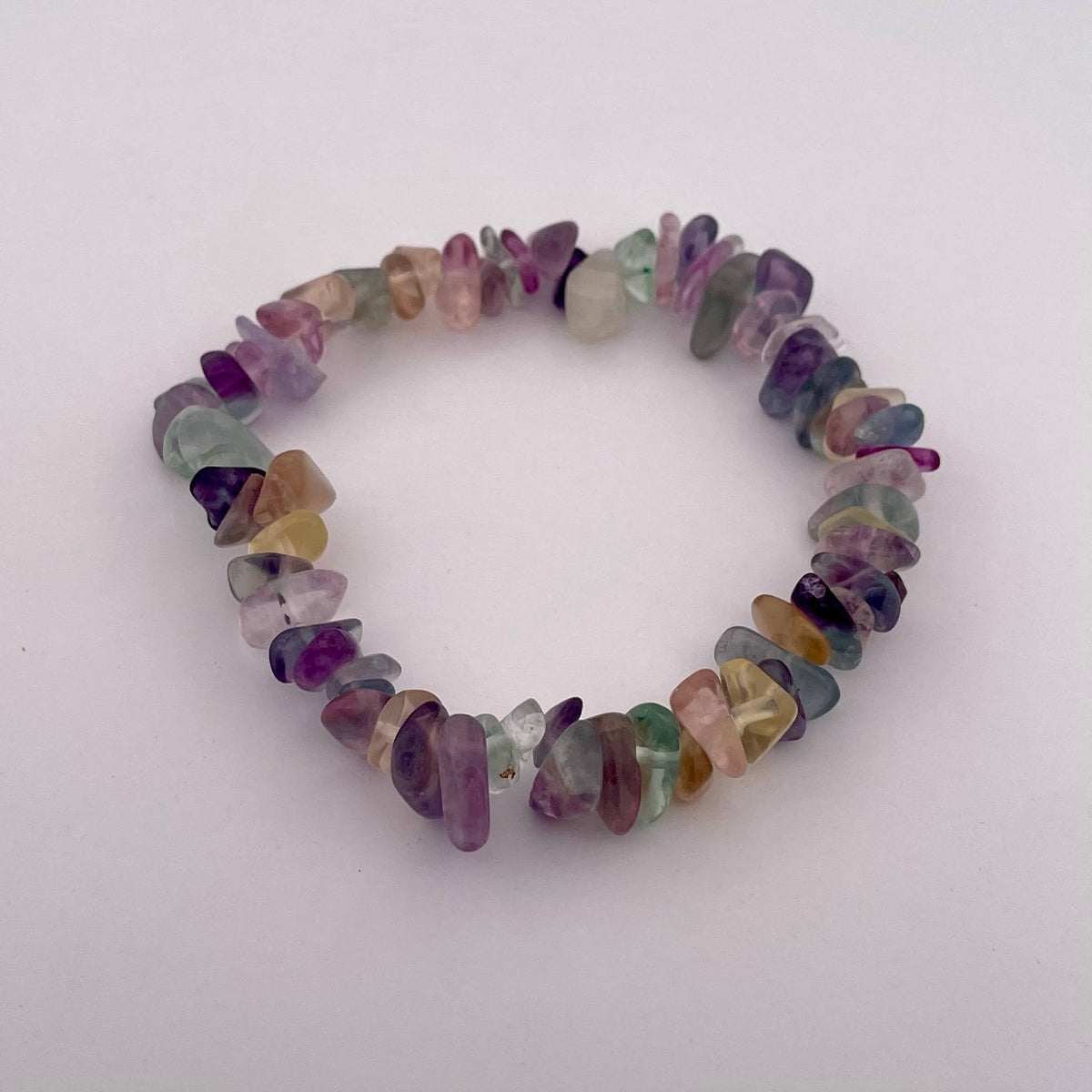 Handmade Fluorite Stone Beaded Bracelet