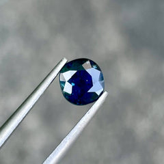 1.00 Carats Deep Sapphire Oval Stone