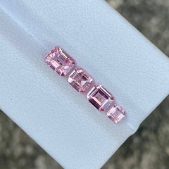 1.95 carats 4 Piece Pink Spinel Lot