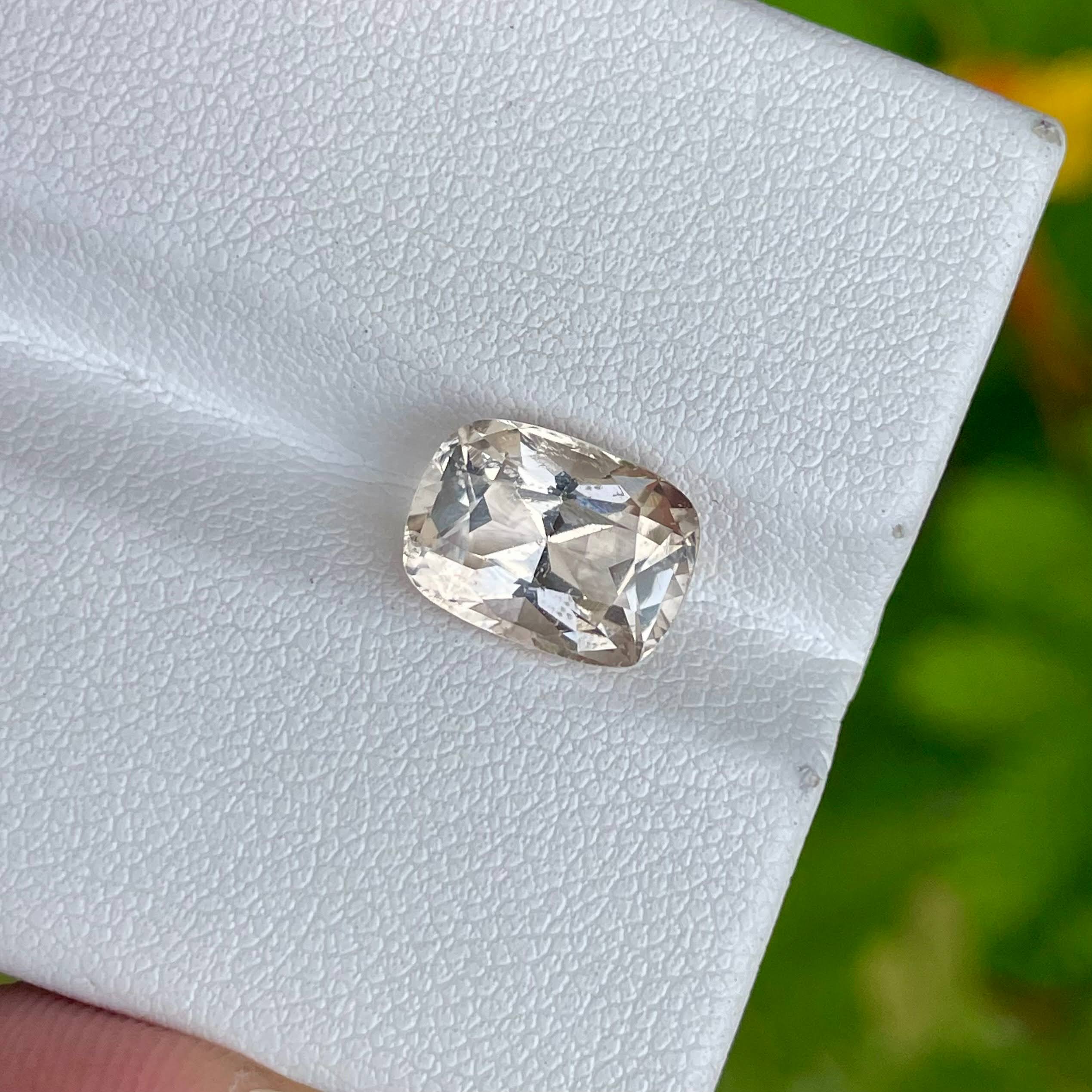 3.63 Carats Topaz Stone Cushion Cut