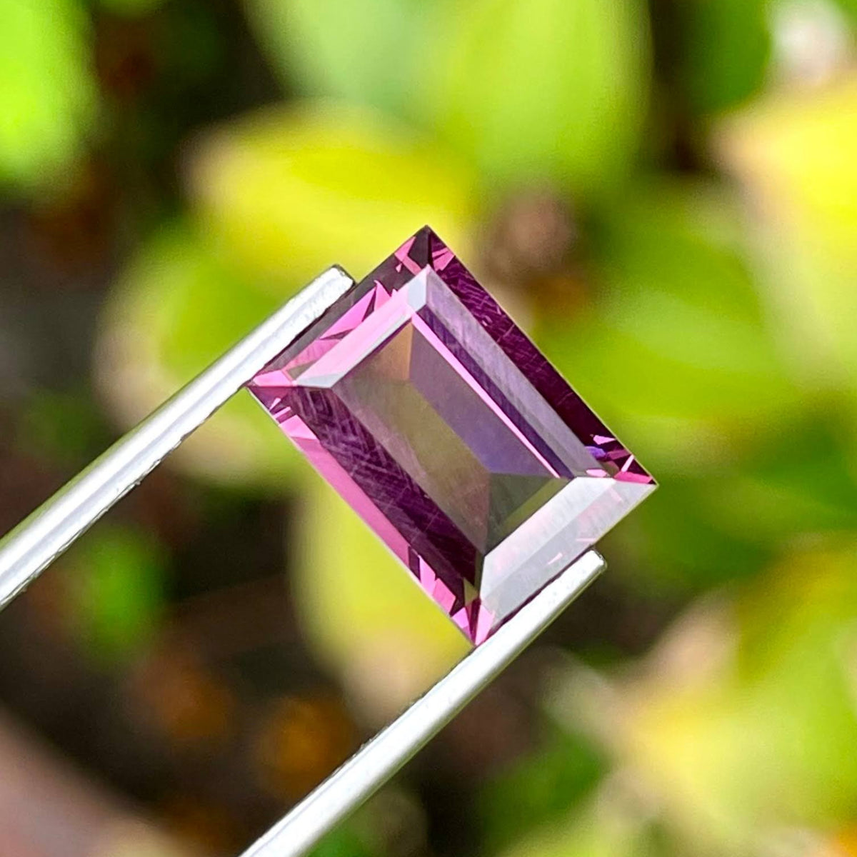 3.25 Carats Pink Spinel Baguette Cut