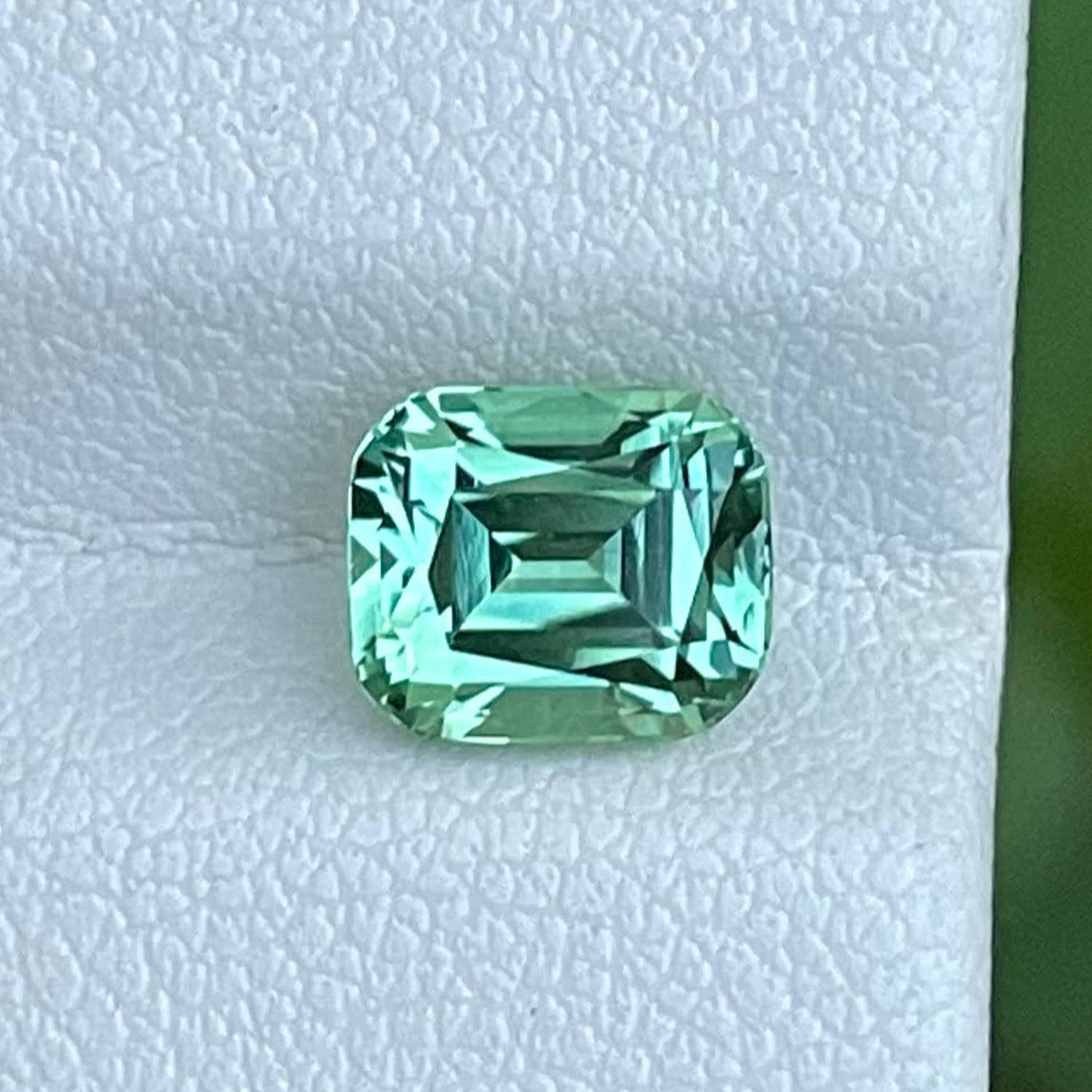 1.85 Carat Sea Foam Tourmaline Stone