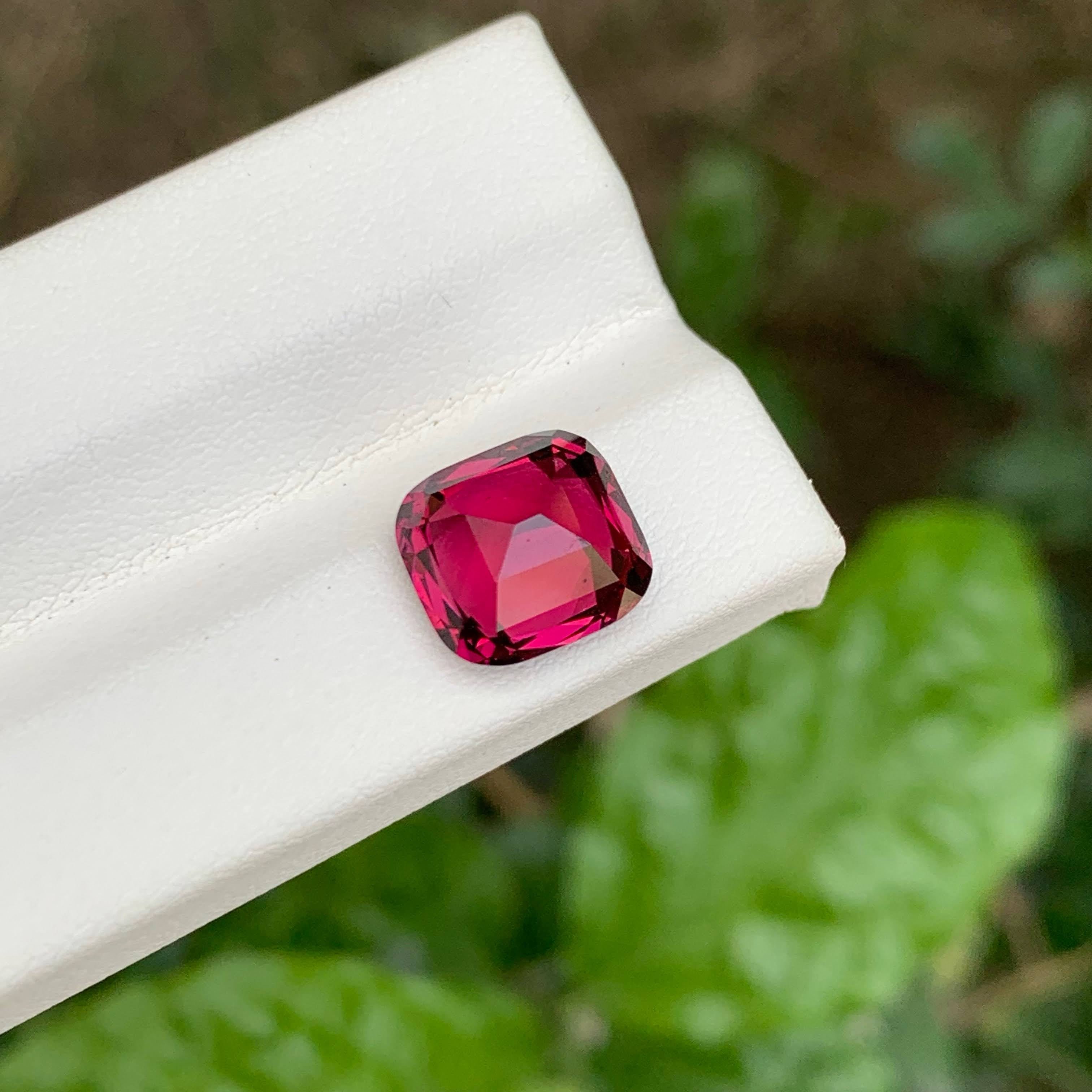 4.80 Carat Pinkish Red Umbalite Garnet