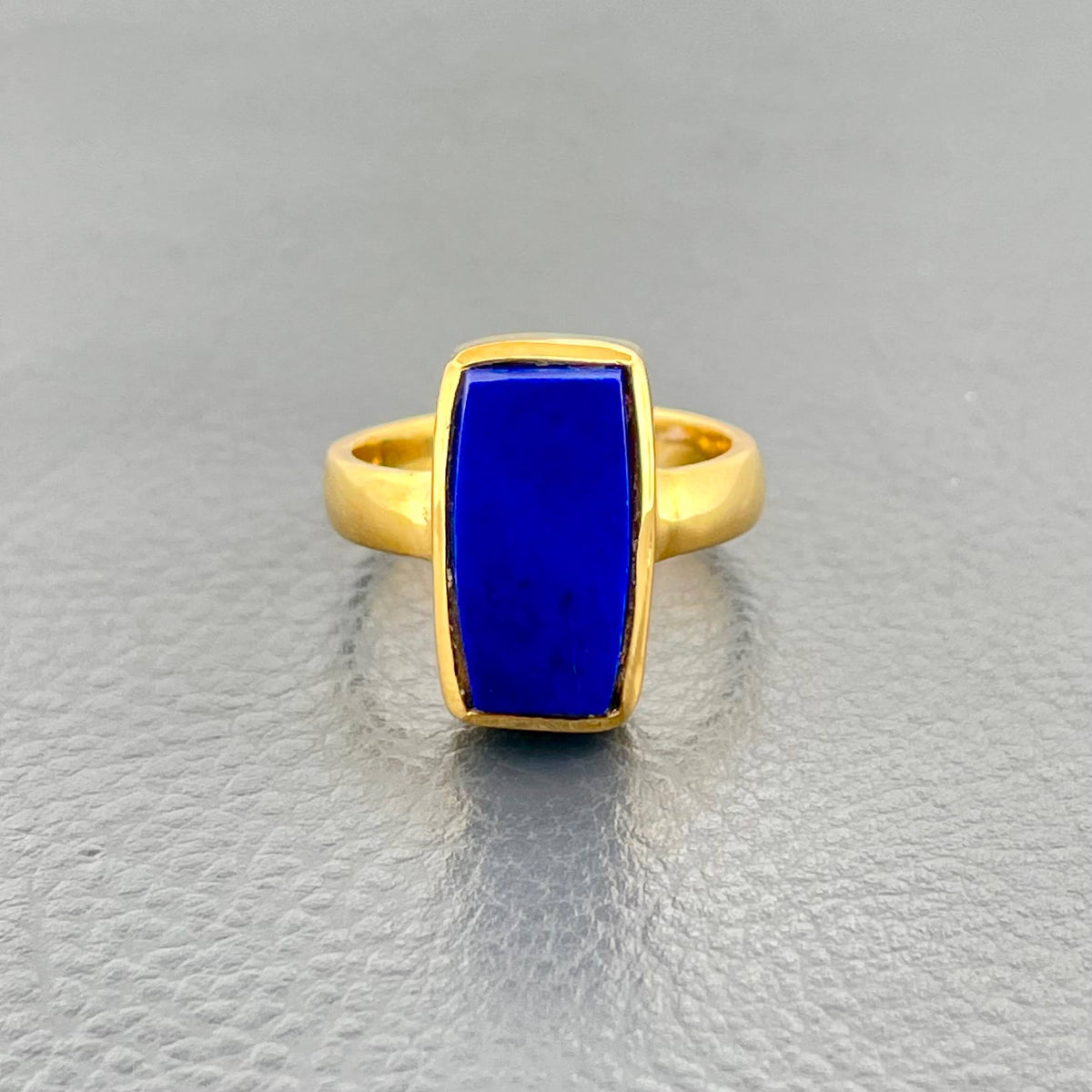 Handmade Blue Lapis Lazuli Silver Ring