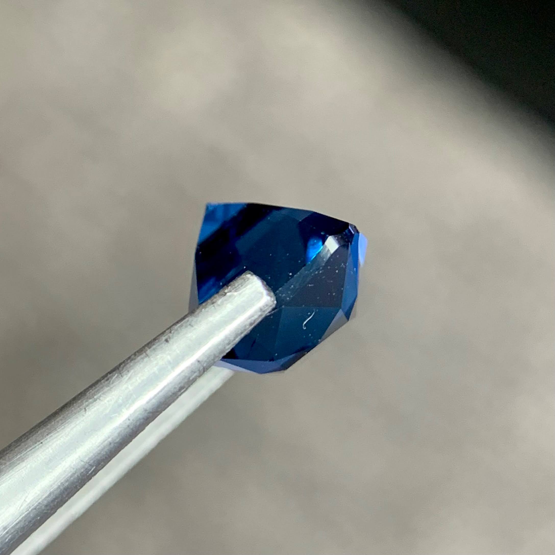 2.15 Ct Certified Cobalt Blue Spinel Cushion Cut
