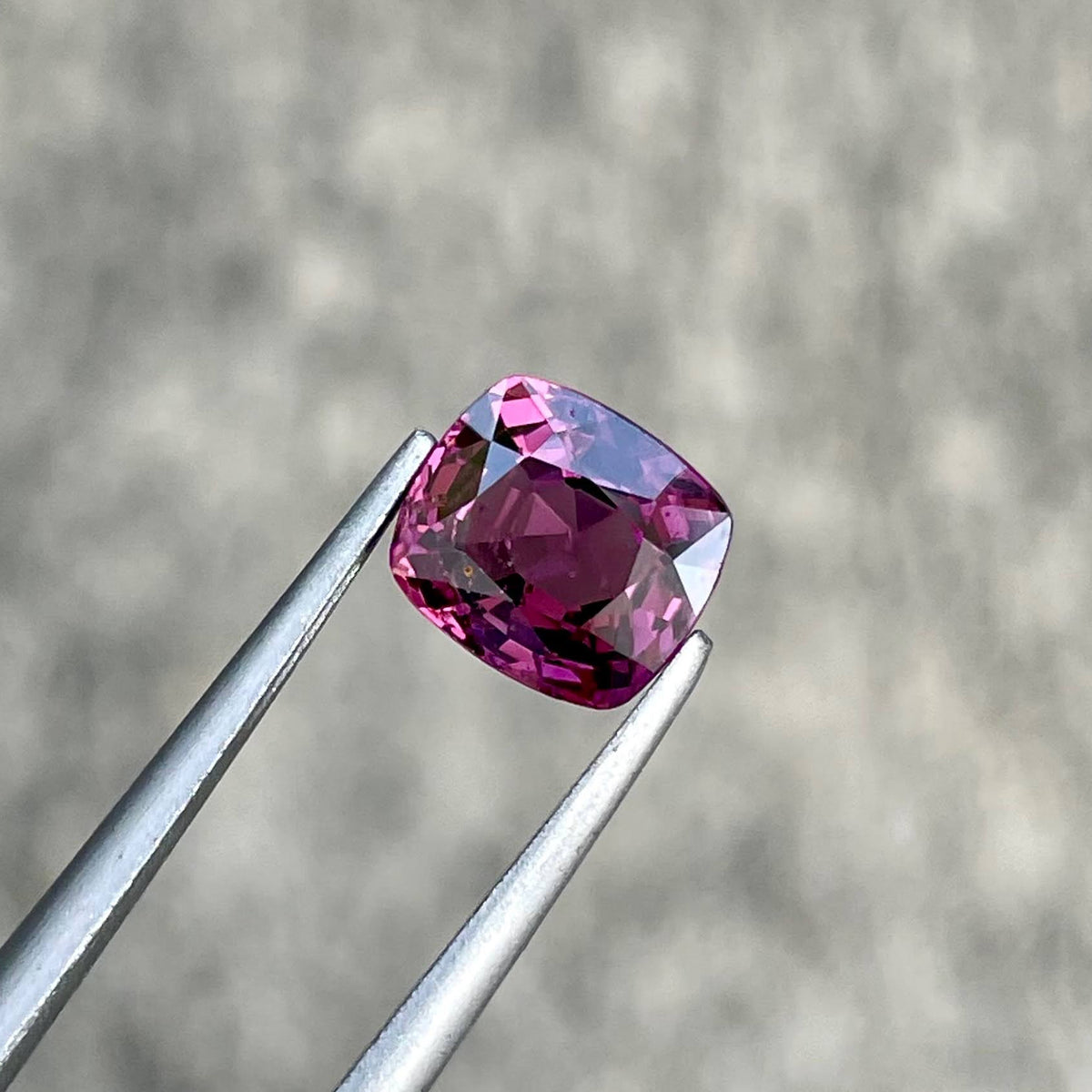 1.61 Carat Purple Spinel Cushion Cut