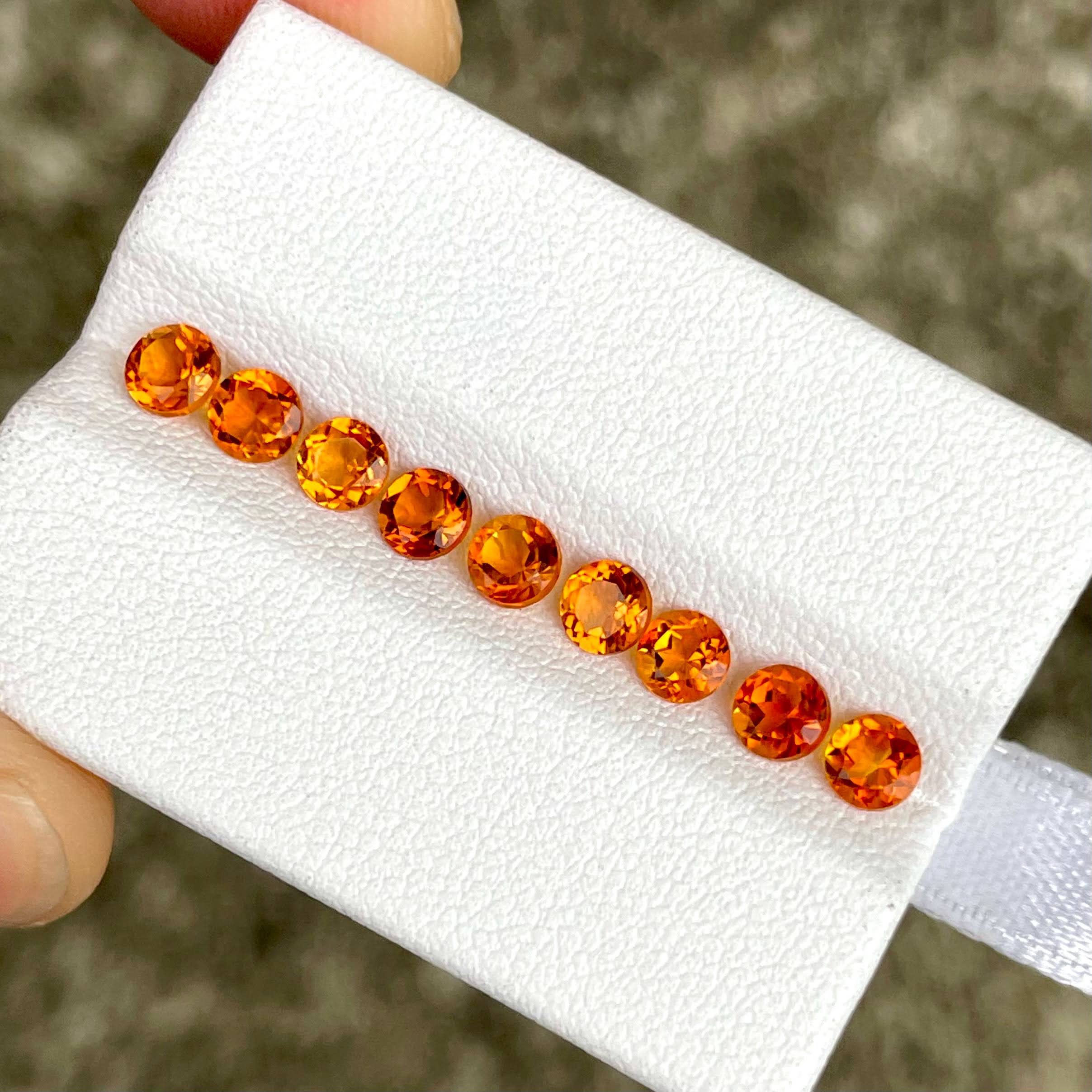 2.36 Carats Citrine Lot Round Cut