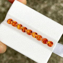 2.36 Carats Citrine Lot Round Cut