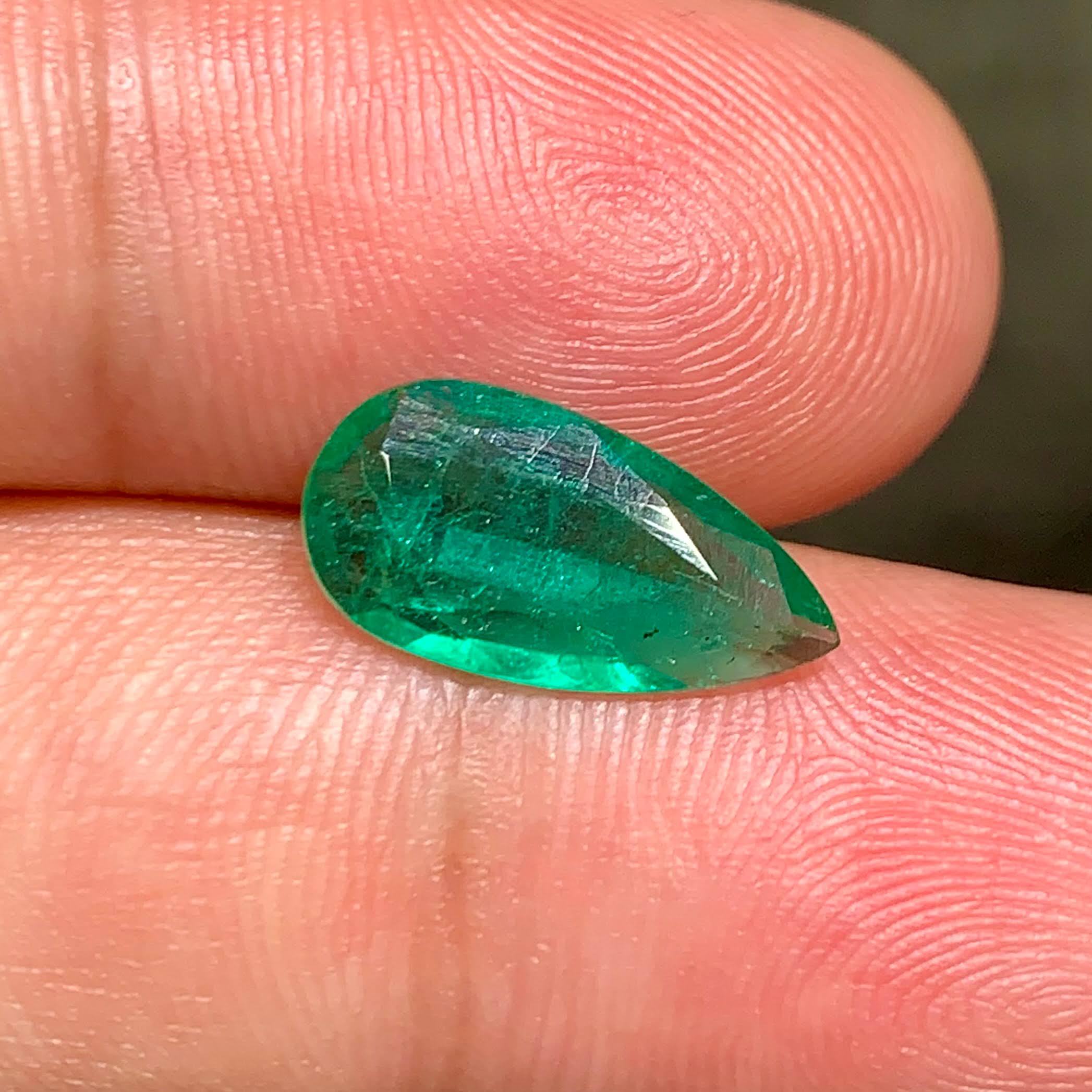 1.86Ct Pear Emerald