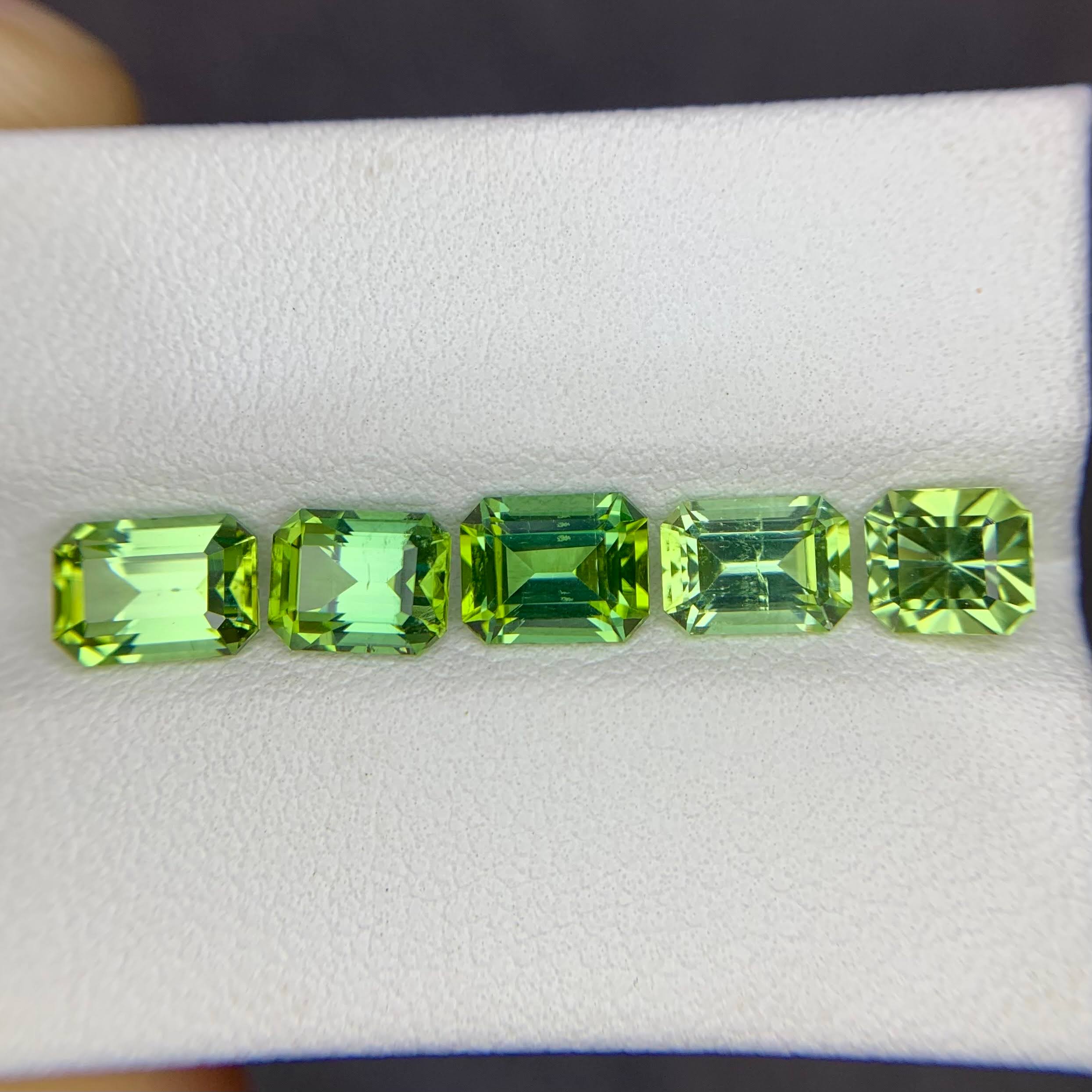 4.98ct Greenish Blue Afghan Tourmaline Lot