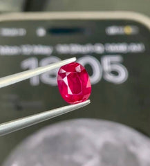1.43 carats AIGS Lab Certified Ruby 