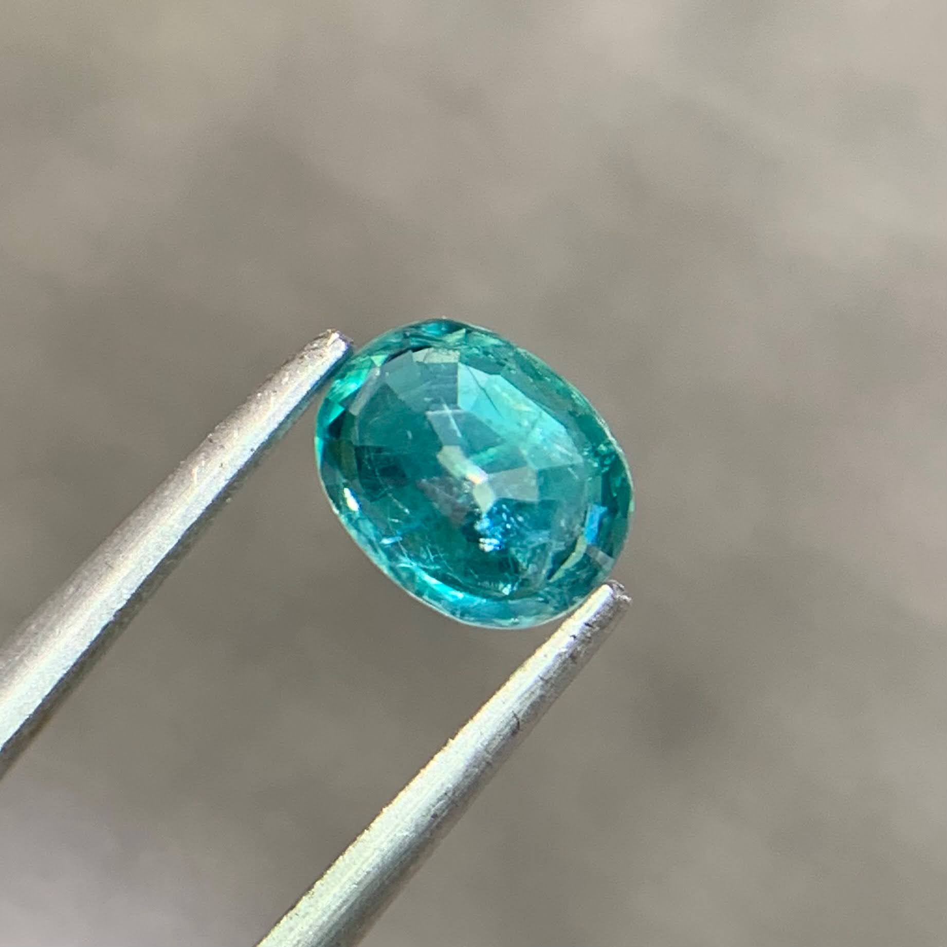 0.66 Ct Rare Blue Grandidierite Oval Cut